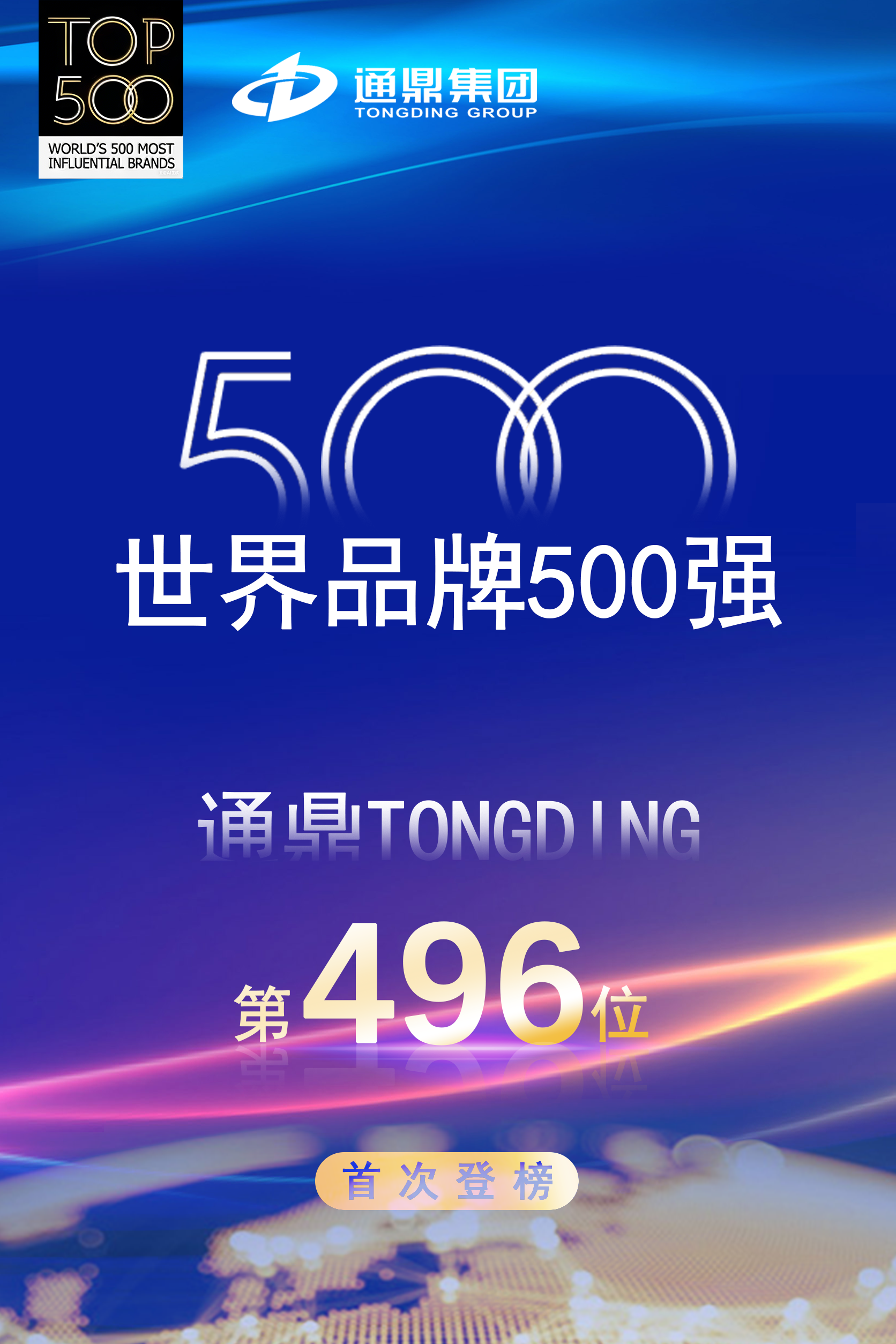 通鼎首次登榜世界品牌500强 实力彰显国际品牌影响力